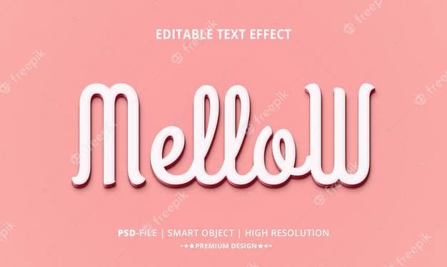 creative mellow 3d text effects style 540903 37