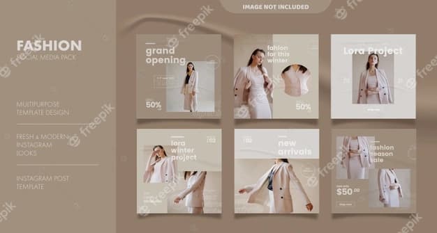 social media feed post template fashion business 123371 164