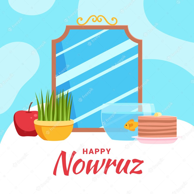 flat happy nowruz illustration 23 2149312620