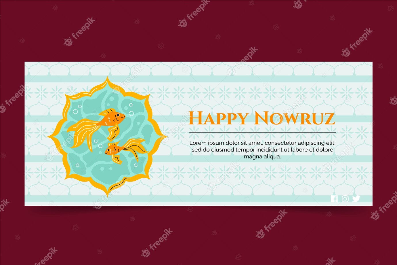 flat nowruz horizontal banner template 23 2149284459