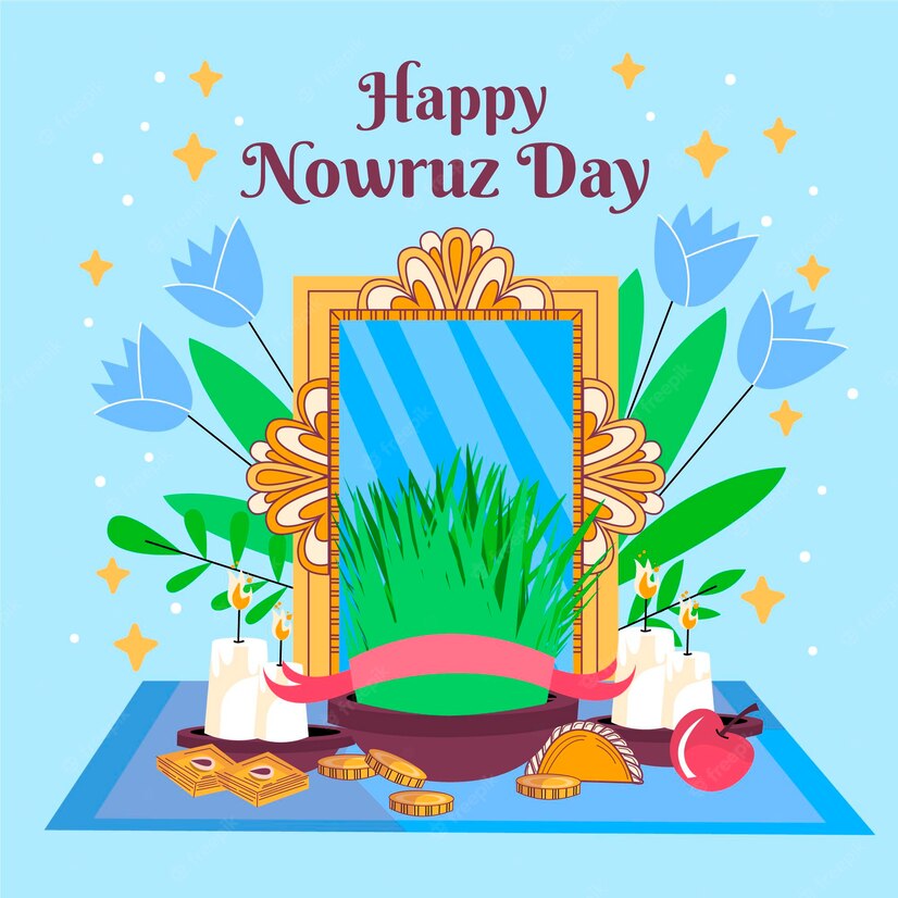 hand drawn happy nowruz illustration 23 2148868389