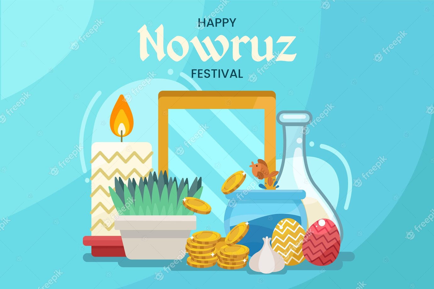 happy nowruz flat design illustration 23 2148830806