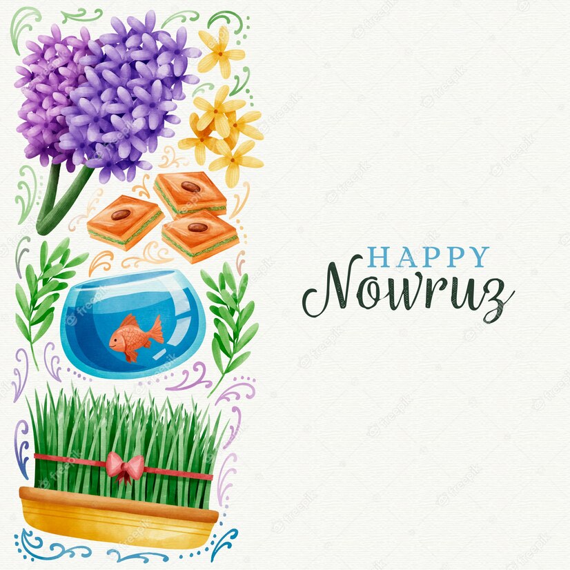 watercolor happy nowruz day design 23 2148467655