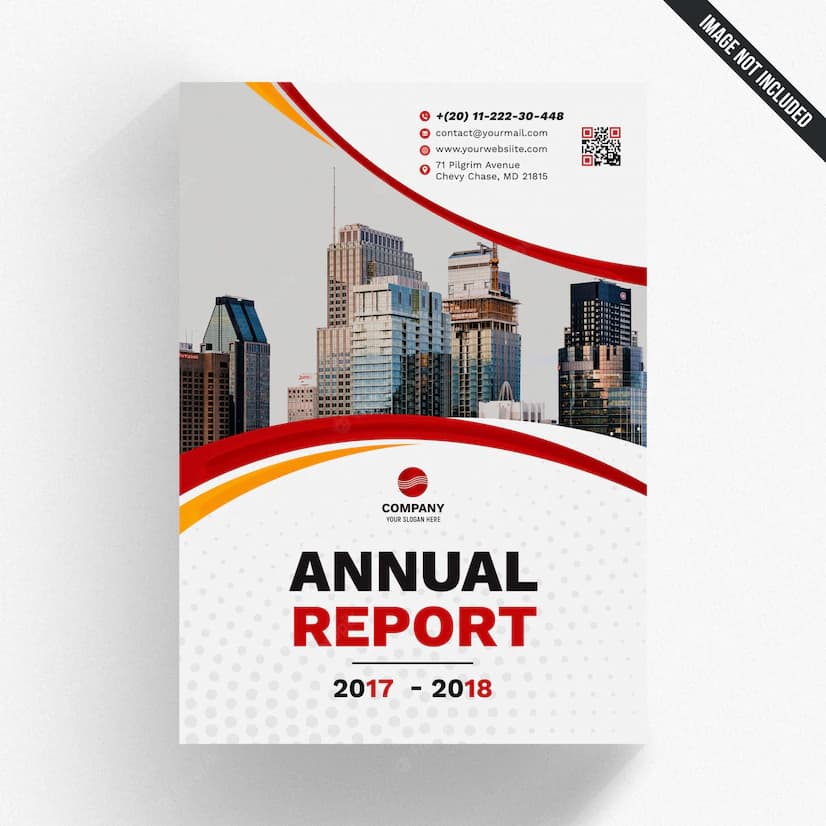 abstract annual report mockup 1389 379