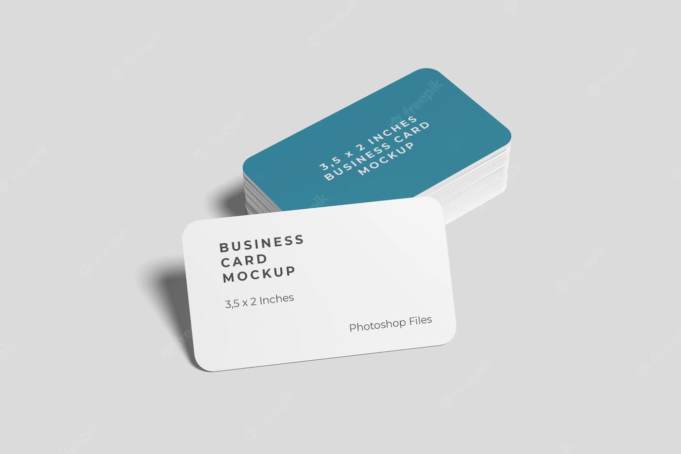 rounded business card stack mockups 7838 425