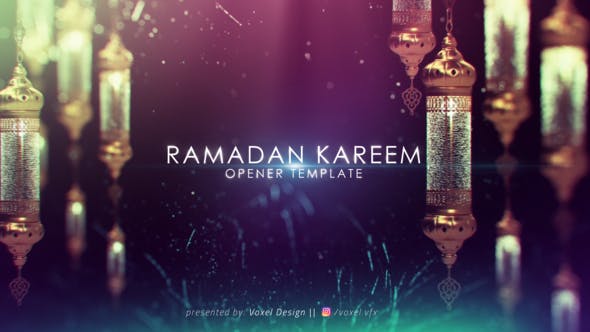 پروژه آماده افترافکت برای ماه رمضان