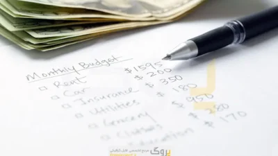 عکس استوک دلار و برنامه ریزی بودجه ماهانه