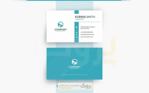 موکاپ کارت ویزیت مینیمال لایه باز